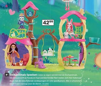 Aanbiedingen Enchantimals speelset - Enchantimals  - Geldig van 23/10/2017 tot 05/12/2017 bij Top1Toys