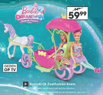 Aanbiedingen Koninkrijk zoethuizen koets - Mattel - Geldig van 23/10/2017 tot 05/12/2017 bij Top1Toys