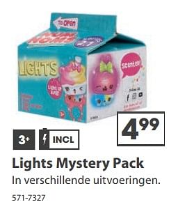 Aanbiedingen Lights mystery pack - Num Noms - Geldig van 23/10/2017 tot 05/12/2017 bij Top1Toys