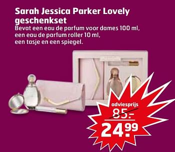 Aanbiedingen Sarah jessica parker lovely geschenkset - Sarah Jessica Parker - Geldig van 07/11/2017 tot 12/11/2017 bij Trekpleister