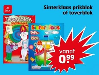 Aanbiedingen Sinterklaas prikblok of toverblok - Huismerk - Trekpleister - Geldig van 07/11/2017 tot 12/11/2017 bij Trekpleister