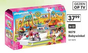 Aanbiedingen 9079 babywinkel - Playmobil - Geldig van 23/10/2017 tot 05/12/2017 bij Top1Toys