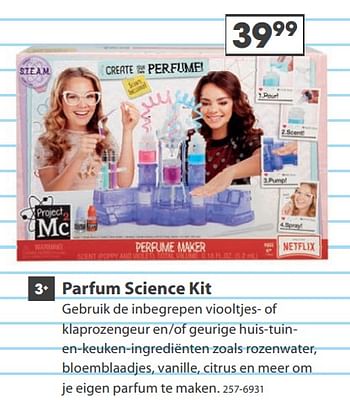 Aanbiedingen Parfum science kit - Project MCÂ² - Geldig van 23/10/2017 tot 05/12/2017 bij Top1Toys