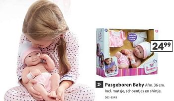 Aanbiedingen Pasgeboren baby - Huismerk - Top1Toys - Geldig van 23/10/2017 tot 05/12/2017 bij Top1Toys