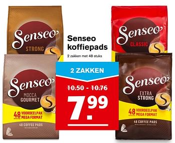 Aanbiedingen Senseo koffiepads - Huismerk - Hoogvliet - Geldig van 08/11/2017 tot 14/11/2017 bij Hoogvliet