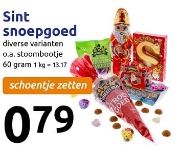 Aanbiedingen Sint snoepgoed - Huismerk - Action - Geldig van 08/11/2017 tot 14/11/2017 bij Action