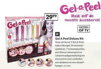 Aanbiedingen Gel a peel deluxe kit - Gel-a-Peel - Geldig van 23/10/2017 tot 05/12/2017 bij Top1Toys