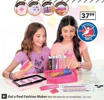 Aanbiedingen Gel a peel fashion maker - Gel-a-Peel - Geldig van 23/10/2017 tot 05/12/2017 bij Top1Toys