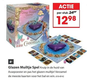 Aanbiedingen Glazen muiltje spel - Disney Princess - Geldig van 23/10/2017 tot 05/12/2017 bij Top1Toys