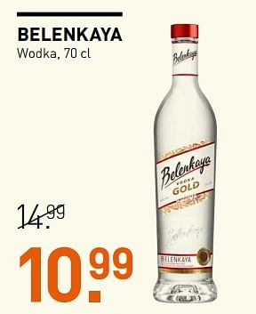 Aanbiedingen Belenkaya wodka - Belenkaya - Geldig van 06/11/2017 tot 19/11/2017 bij Gall & Gall