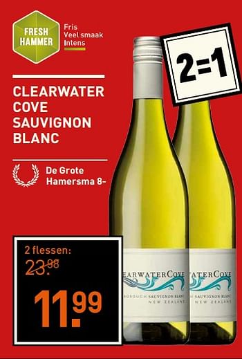 Aanbiedingen Clearwater cove sauvignon blanc - Witte wijnen - Geldig van 06/11/2017 tot 19/11/2017 bij Gall & Gall