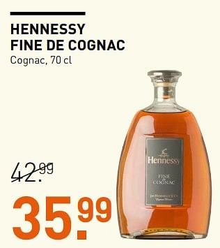 Aanbiedingen Hennessy fine de cognac - Hennessy - Geldig van 06/11/2017 tot 19/11/2017 bij Gall & Gall