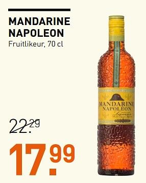 Aanbiedingen Mandarine napoleon fruitlikeur - Mandarine - Geldig van 06/11/2017 tot 19/11/2017 bij Gall & Gall