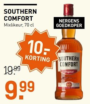 Aanbiedingen Southern comfort mixlikeur - Southern Comfort - Geldig van 06/11/2017 tot 19/11/2017 bij Gall & Gall