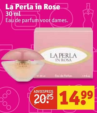 Aanbiedingen La perla in rose 30 ml - La Perla - Geldig van 07/11/2017 tot 19/11/2017 bij Kruidvat