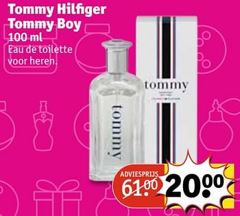Aanbiedingen Tommy hilfiger tommy boy 100 ml - Tommy Hilfiger - Geldig van 07/11/2017 tot 19/11/2017 bij Kruidvat
