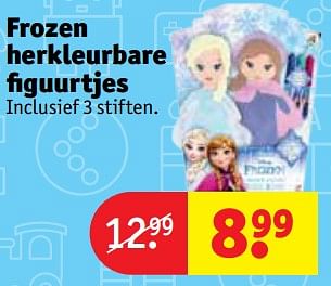 Aanbiedingen Frozen herkleurbare figuurtjes - Disney  Frozen - Geldig van 07/11/2017 tot 19/11/2017 bij Kruidvat