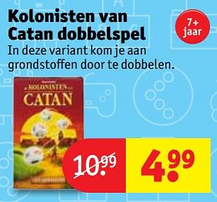 Aanbiedingen Kolonisten van catan dobbelspel - Huismerk - Kruidvat - Geldig van 07/11/2017 tot 19/11/2017 bij Kruidvat
