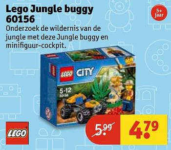 Aanbiedingen Lego jungle buggy 60156 - Lego - Geldig van 07/11/2017 tot 19/11/2017 bij Kruidvat