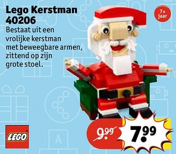 Aanbiedingen Lego kerstman 40206 - Lego - Geldig van 07/11/2017 tot 19/11/2017 bij Kruidvat