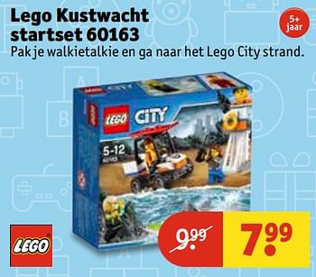 Aanbiedingen Lego kustwacht startset 60163 - Lego - Geldig van 07/11/2017 tot 19/11/2017 bij Kruidvat