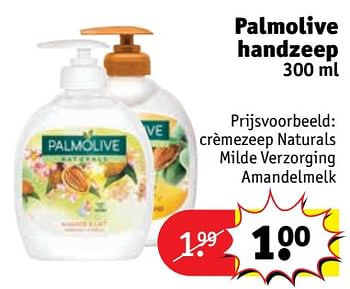 Aanbiedingen Palmolive handzeep - Palmolive - Geldig van 07/11/2017 tot 19/11/2017 bij Kruidvat