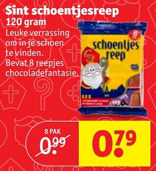 Aanbiedingen Sint schoentjesreep - Huismerk - Kruidvat - Geldig van 07/11/2017 tot 19/11/2017 bij Kruidvat