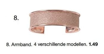 Aanbiedingen Armband 4 verschillende modellen - Huismerk - Zeeman  - Geldig van 11/11/2017 tot 18/11/2017 bij Zeeman