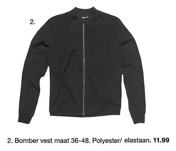 Aanbiedingen Bomber vest dames - Huismerk - Zeeman  - Geldig van 11/11/2017 tot 18/11/2017 bij Zeeman