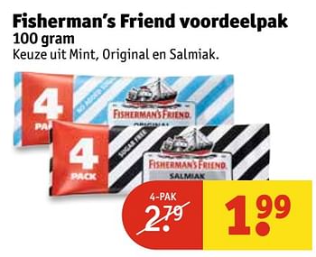 Aanbiedingen Fisherman`s friend voordeelpak - Huismerk - Kruidvat - Geldig van 07/11/2017 tot 19/11/2017 bij Kruidvat