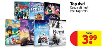Aanbiedingen Top dvd keuze uit heel veel toptitels - Huismerk - Kruidvat - Geldig van 07/11/2017 tot 19/11/2017 bij Kruidvat