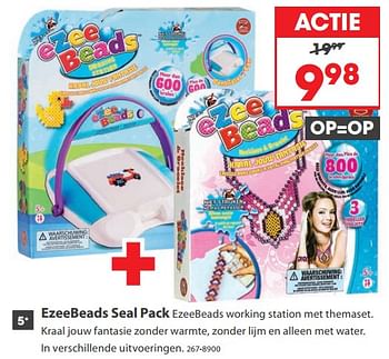 Aanbiedingen Ezeebeads seal pack - Ezee Beads - Geldig van 23/10/2017 tot 05/12/2017 bij Top1Toys