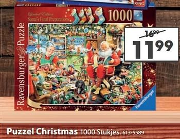 Aanbiedingen Puzzel christmas - Ravensburger - Geldig van 23/10/2017 tot 05/12/2017 bij Top1Toys