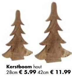 Aanbiedingen Kerstboom hout - Huismerk - Multi Bazar - Geldig van 06/11/2017 tot 25/12/2017 bij Multi Bazar