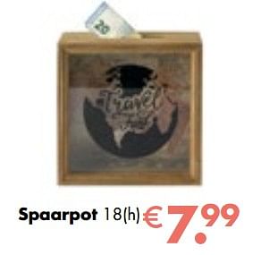 Aanbiedingen Spaarpot - Huismerk - Multi Bazar - Geldig van 06/11/2017 tot 25/12/2017 bij Multi Bazar