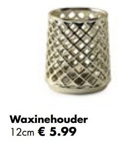 Aanbiedingen Waxinehouder - Huismerk - Multi Bazar - Geldig van 06/11/2017 tot 25/12/2017 bij Multi Bazar