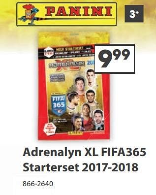 Aanbiedingen Adrenalyn xl fifa365 starterset 2017-2018 - Panini - Geldig van 23/10/2017 tot 05/12/2017 bij Top1Toys