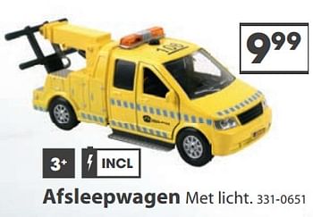 Aanbiedingen Afsleepwagen - Huismerk - Top1Toys - Geldig van 23/10/2017 tot 05/12/2017 bij Top1Toys