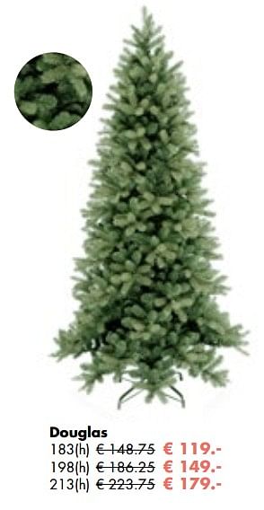 Aanbiedingen Douglas kerstboom - Huismerk - Multi Bazar - Geldig van 06/11/2017 tot 25/12/2017 bij Multi Bazar