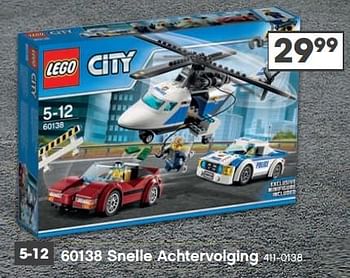 Aanbiedingen 60138 snelle achtervolging - Lego - Geldig van 23/10/2017 tot 05/12/2017 bij Top1Toys