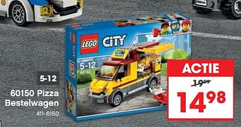 Aanbiedingen 60150 pizza bestelwagen - Lego - Geldig van 23/10/2017 tot 05/12/2017 bij Top1Toys