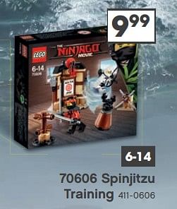 Aanbiedingen 70606 spinjitzu training - Lego - Geldig van 23/10/2017 tot 05/12/2017 bij Top1Toys