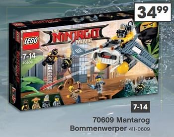 Aanbiedingen 70609 mantarog bommenwerper - Lego - Geldig van 23/10/2017 tot 05/12/2017 bij Top1Toys