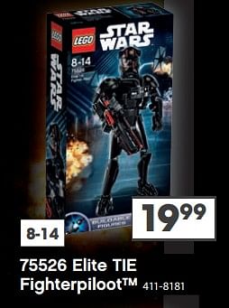 Aanbiedingen 75526 elite tie fighterpiloot - Lego - Geldig van 23/10/2017 tot 05/12/2017 bij Top1Toys