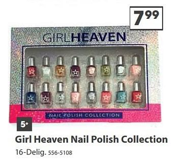 Aanbiedingen Girl heaven nail polish collection - Girl Heaven - Geldig van 23/10/2017 tot 05/12/2017 bij Top1Toys