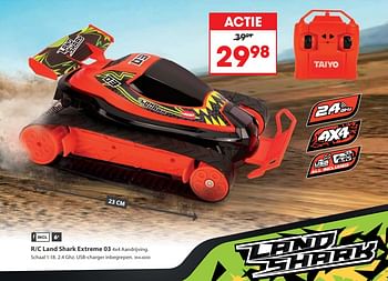 Aanbiedingen R-c land shark extreme 03 - Huismerk - Top1Toys - Geldig van 23/10/2017 tot 05/12/2017 bij Top1Toys