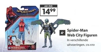 Aanbiedingen Spider-man web city figuren - Hasbro - Geldig van 23/10/2017 tot 05/12/2017 bij Top1Toys