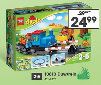 Aanbiedingen 10810 duwtrein - Lego - Geldig van 23/10/2017 tot 05/12/2017 bij Top1Toys