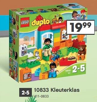 Aanbiedingen 10833 kleuterklas - Lego - Geldig van 23/10/2017 tot 05/12/2017 bij Top1Toys