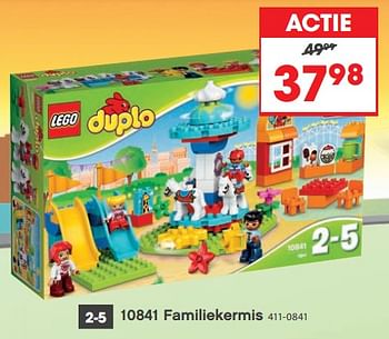 Aanbiedingen 10841 familiekermis - Lego - Geldig van 23/10/2017 tot 05/12/2017 bij Top1Toys